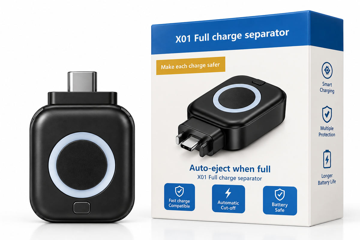 Smart Ai Charging Separator 140W – Automatic Charge Cut-Off & Battery Protection - Type C