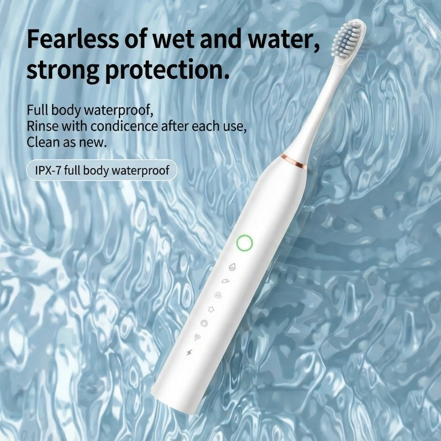 Ultra-Sonic Rechargeable Electric Toothbrush | 7 Modes & 180-Day Battery